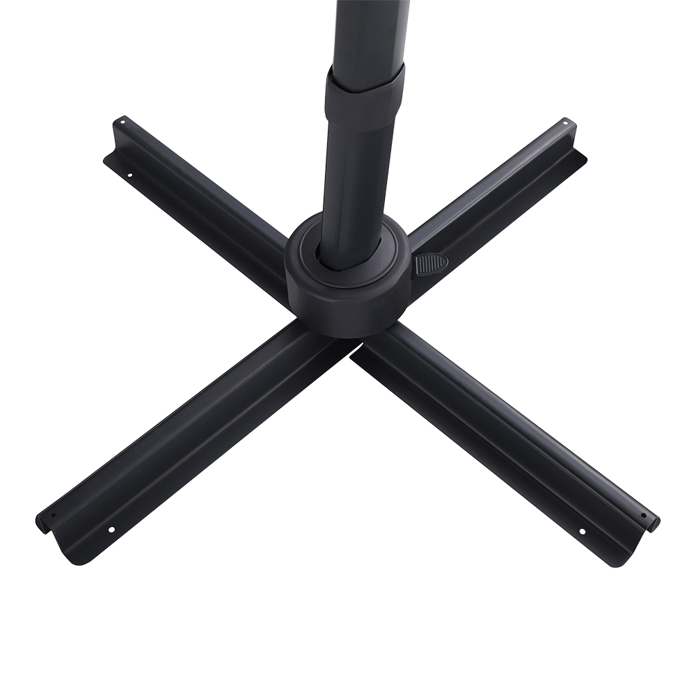 Umbrela de exterior GOODHOME Corby, 3 x 3m, negru