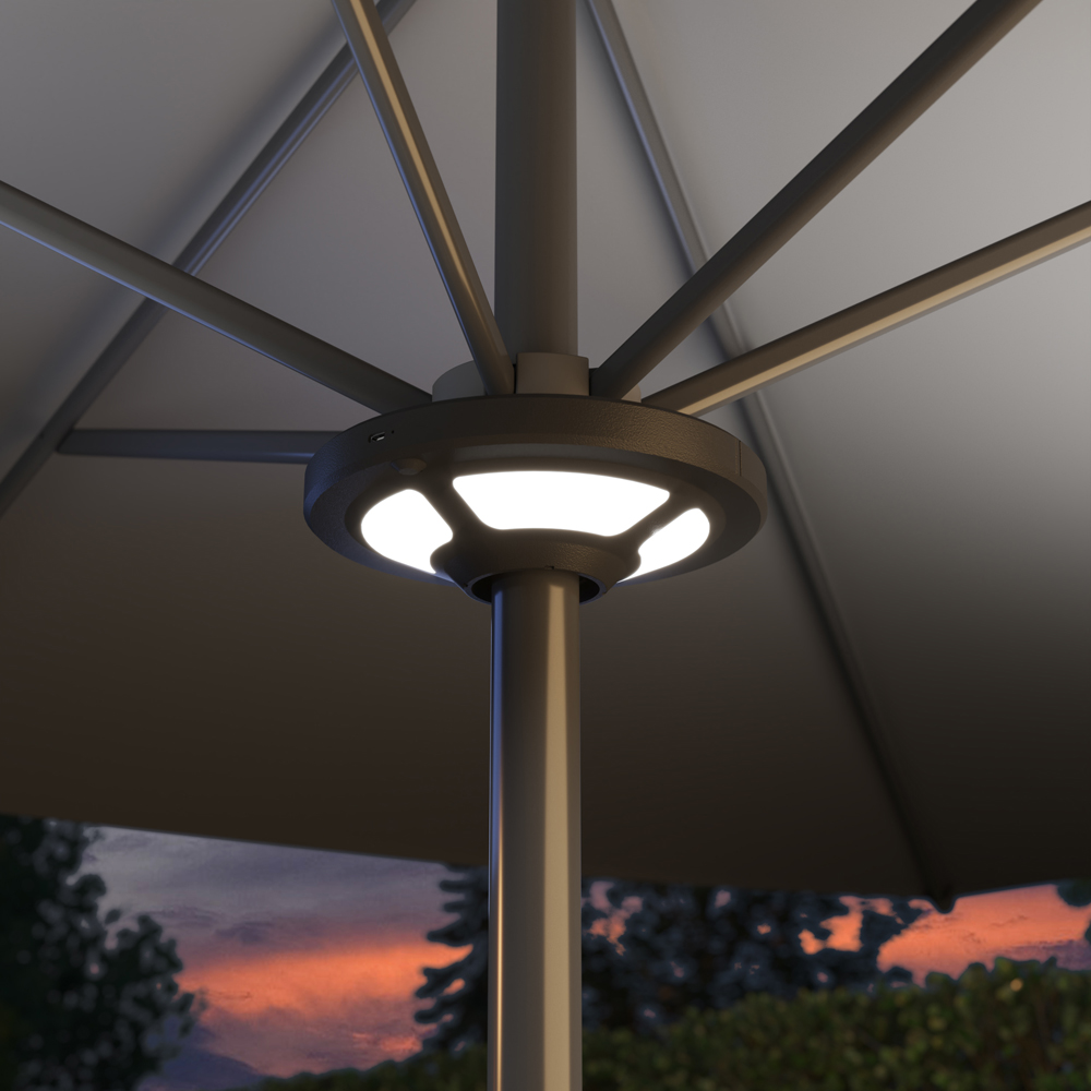 Sistem LED pentru stalp umbrela Parasol, 5W, 4000K, negru