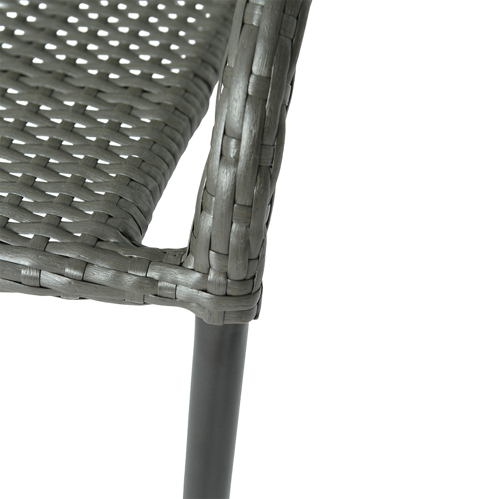Set mobilier gradina GOODHOME Derry, 5 piese, gri