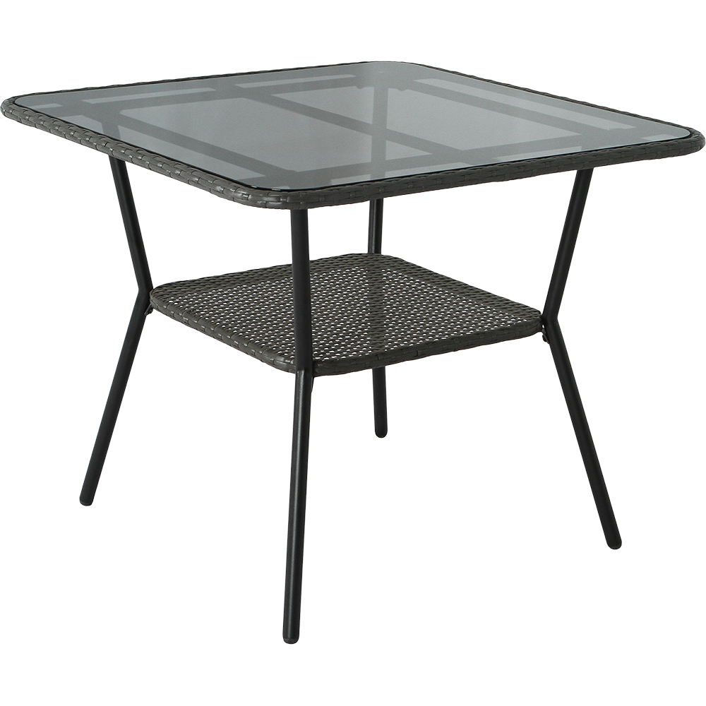 Set mobilier gradina GOODHOME Derry, 5 piese, gri