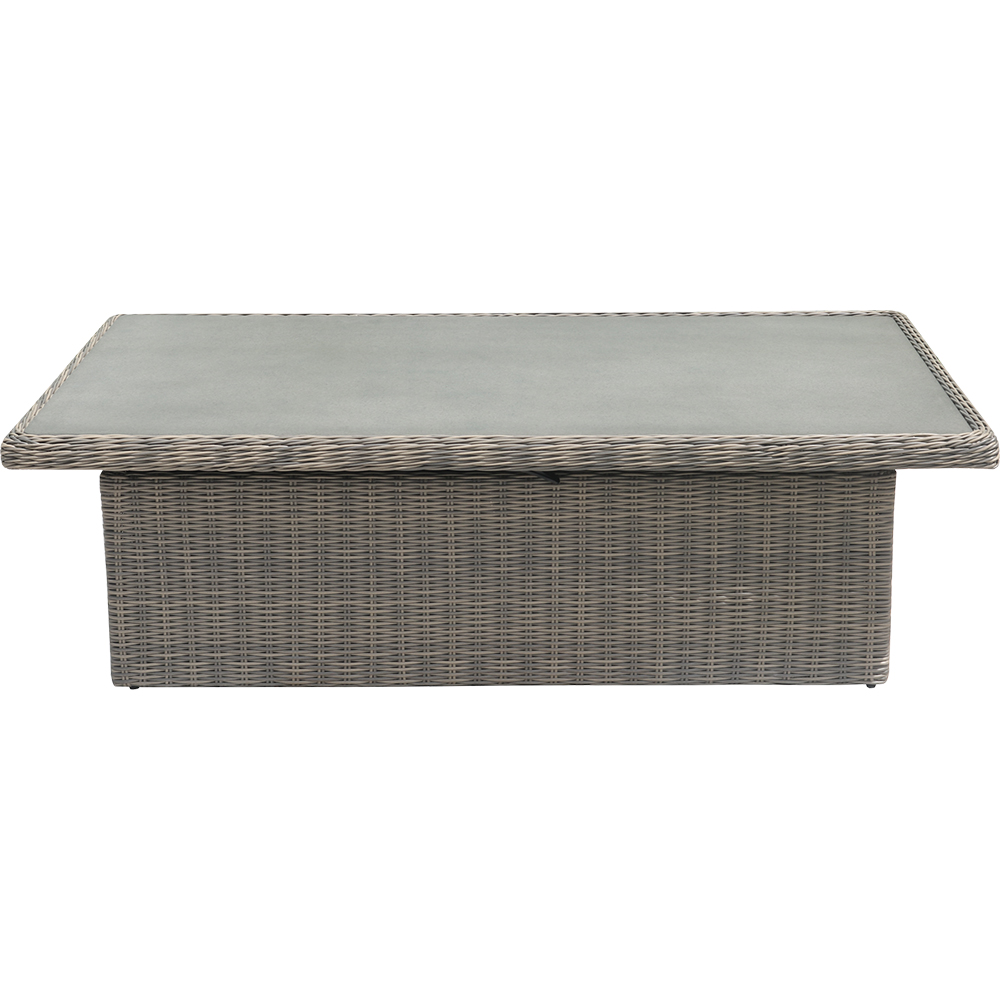 Set mobilier gradina GOODHOME Emali, 7 piese, gri