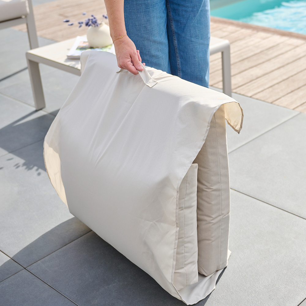 Set coltar gradina GOODHOME Mallia, 2 piese, gri