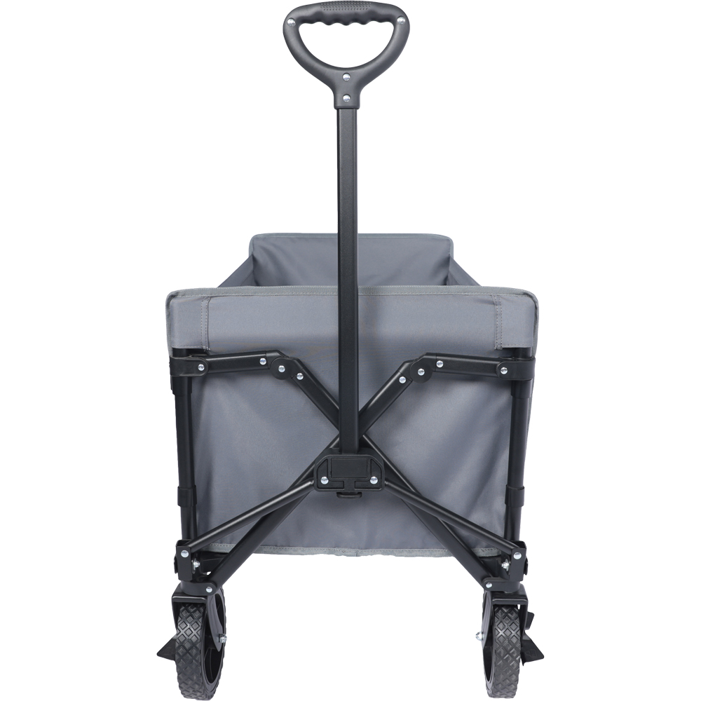 Carucior gradina Vatani, poliester, 50 x 100 x 96 cm, gri