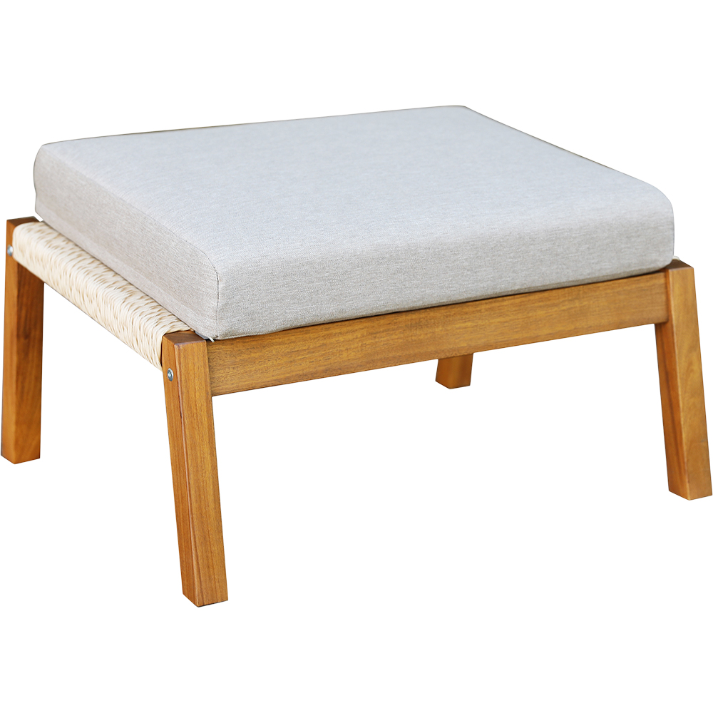 Set mobilier gradina GOODHOME Dalaba, 6 piese, gri