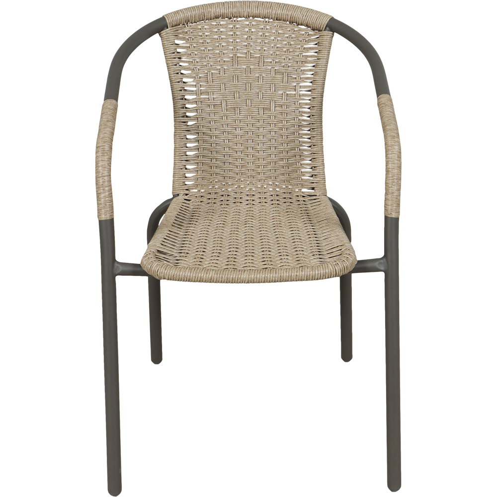 Scaun terasa Bari, otel, 51 x 60 x 76.5 cm, bej