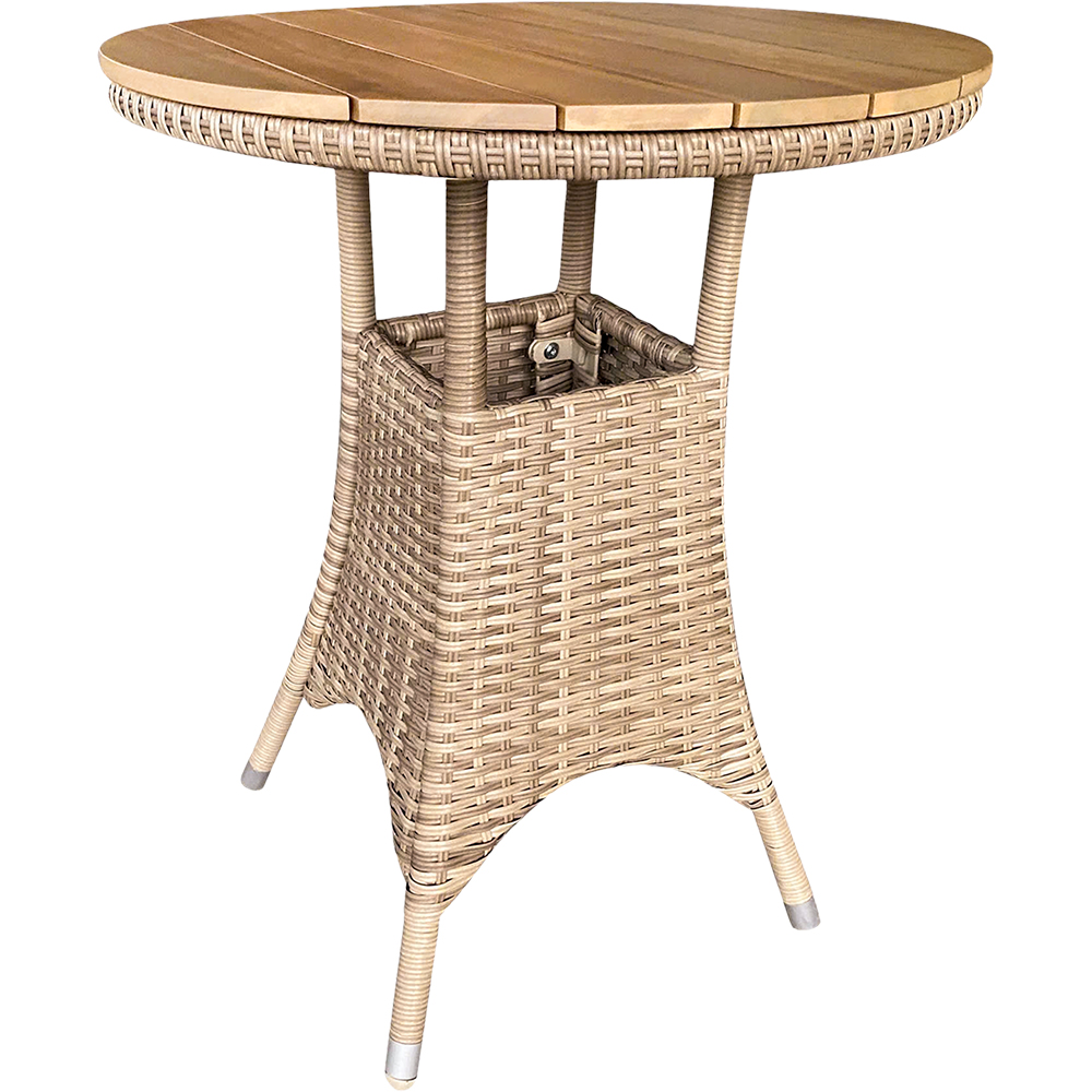 Set mobilier gradina GOODHOME Elos 2, 3 piese, crem
