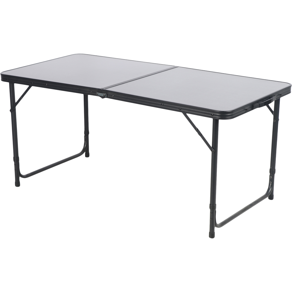 Masa camping Vatani, aluminiu, 120 x 60 x 54 cm, gri