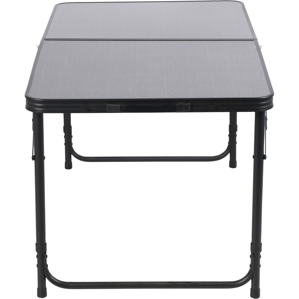 Masa camping Vatani, aluminiu, 120 x 60 x 54 cm, gri