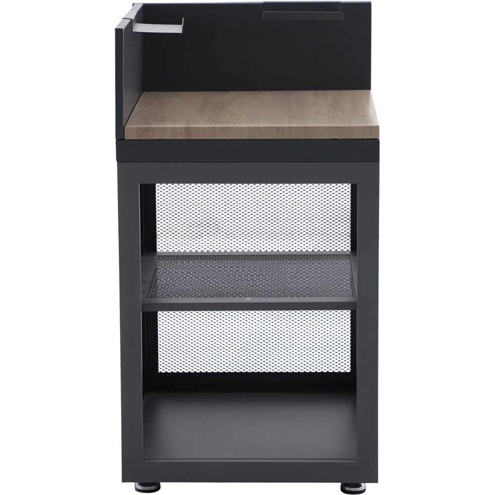 Dulap colt gradina GOODHOME Cucino, otel, 60 x 60 x 110 cm, gri