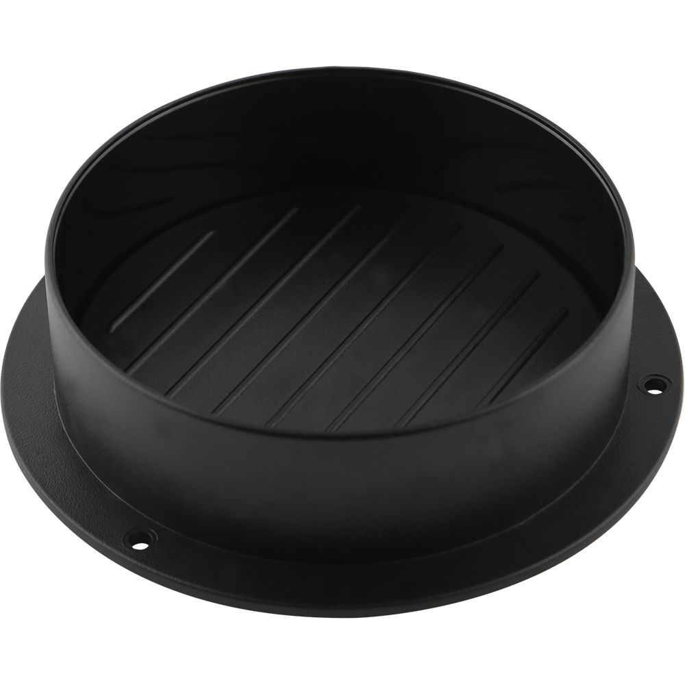 Presa burger, plastic, 12.5 cm, negru