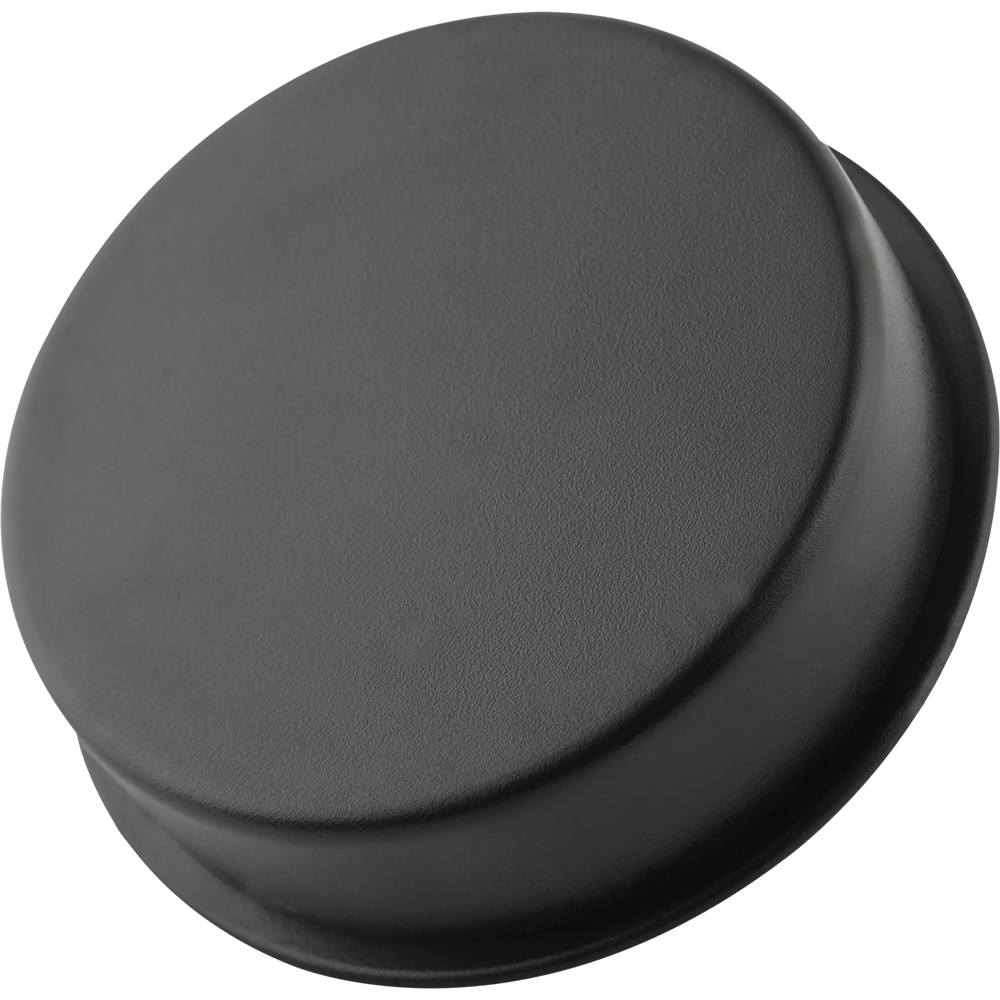 Presa burger, plastic, 12.5 cm, negru