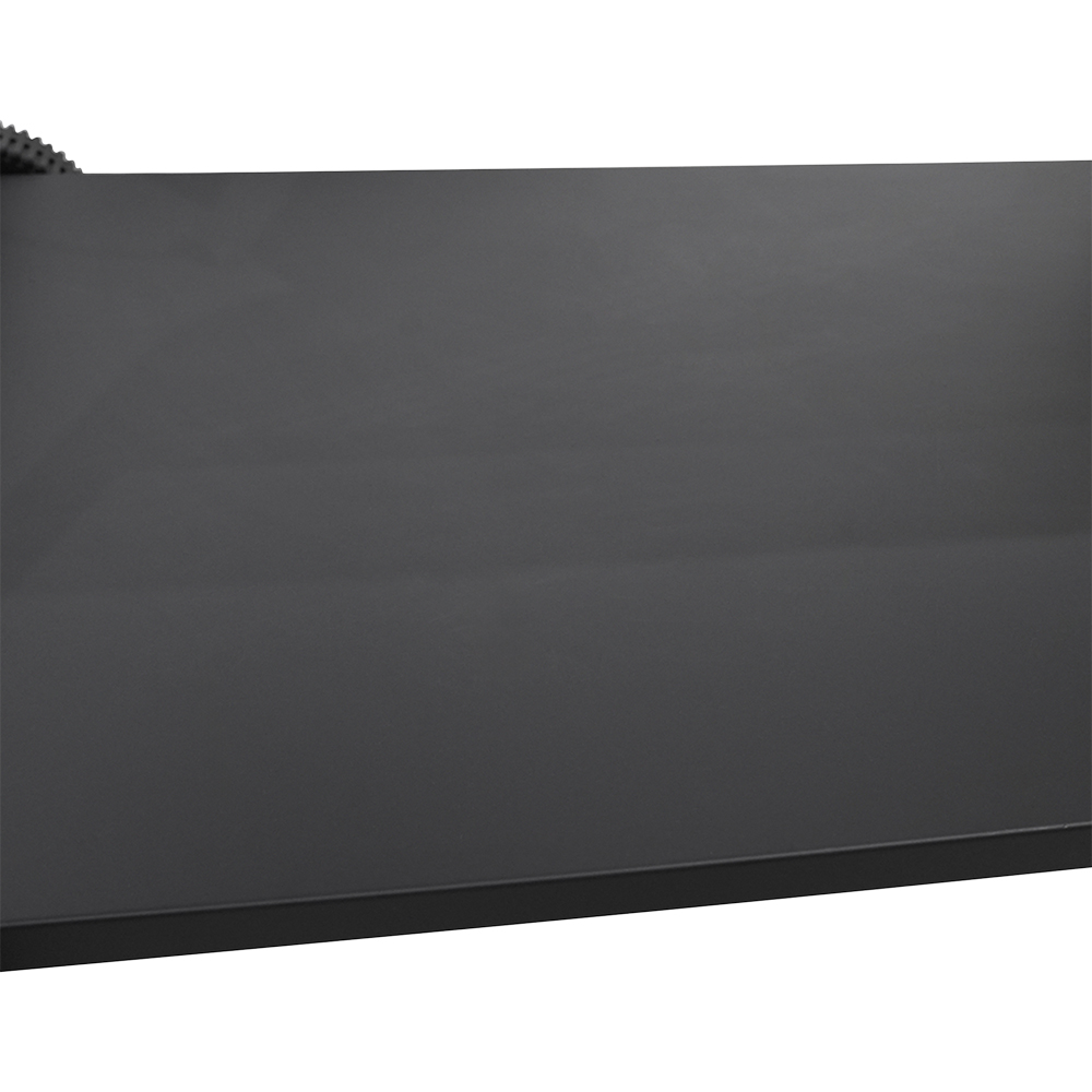 Gratar carbune GOODHOME BBQ Elland, 57cm, 1 suprafata, 4 role, negru