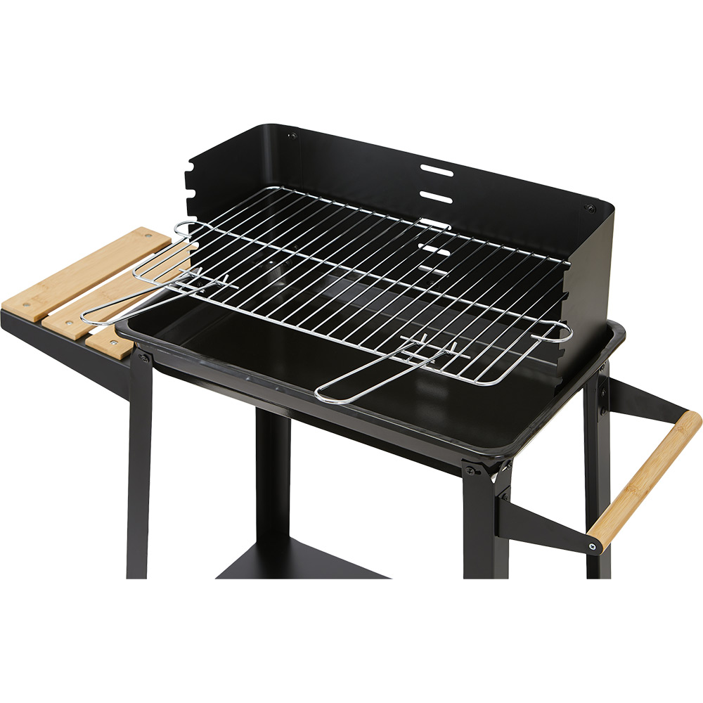Gratar pe carbuni ORFORD, 84 x 40.5 x 85.5 cm, otel, negru
