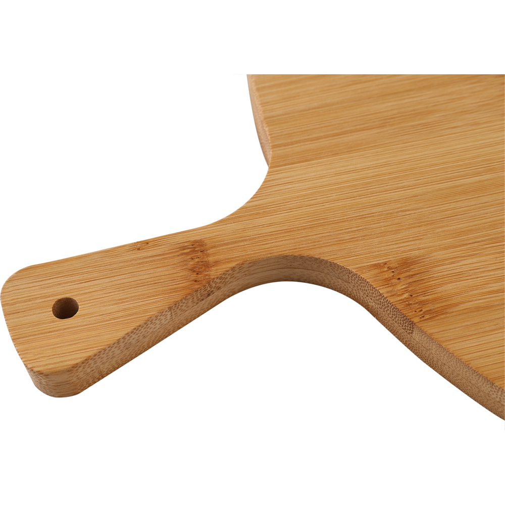 Tocator pizza GOODHOME, bambus, 50 cm, maro