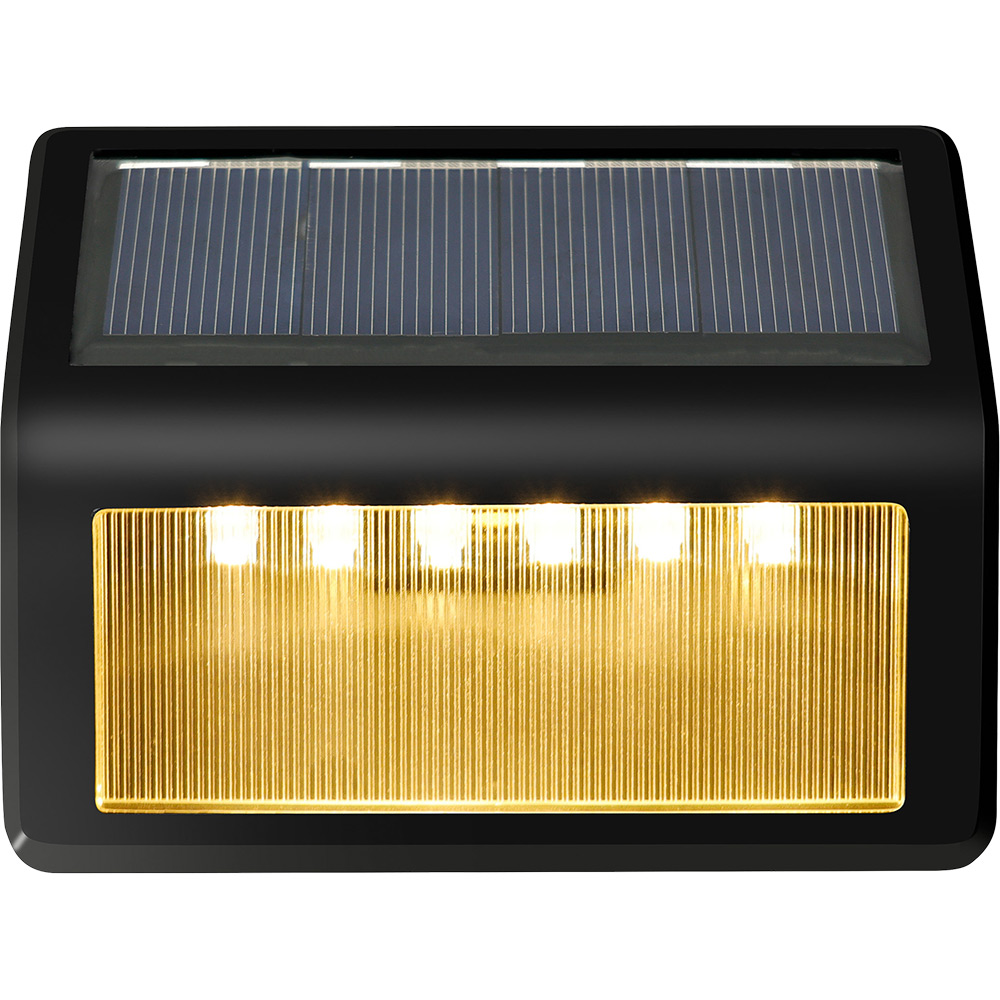 Aplica solara, 0.055 W, 3000K, negru