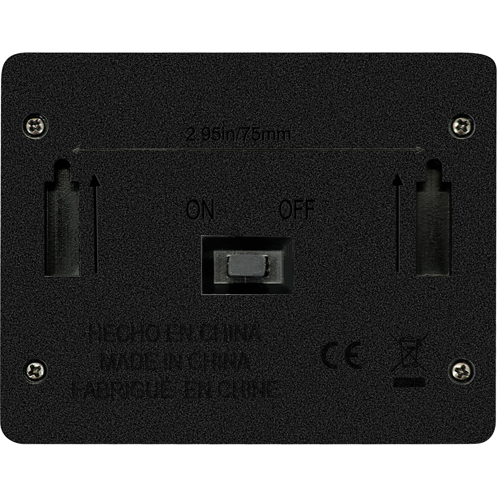 Aplica solara, 0.055 W, 3000K, negru