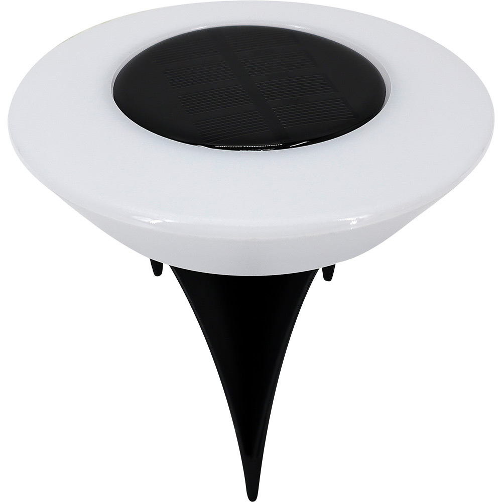 Lampa solara LED, 0.07W, 6 lm, 3000K, IP44, plastic, negru