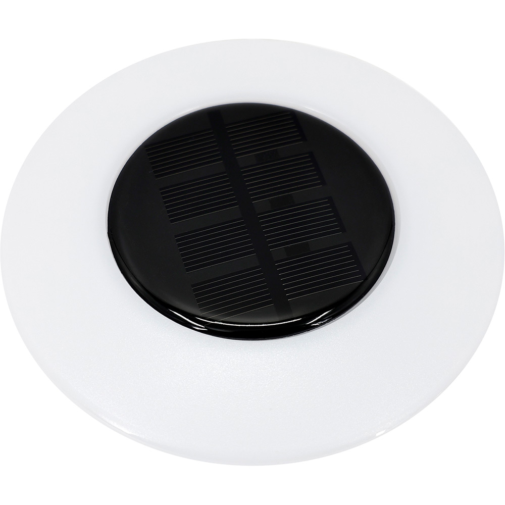 Lampa solara LED, 0.07W, 6 lm, 3000K, IP44, plastic, negru