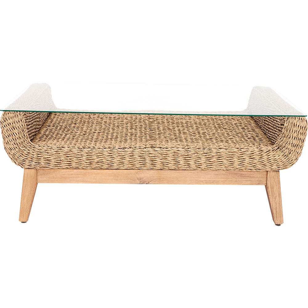 Set mobilier gradina GOODHOME Calora, 4 piese, crem