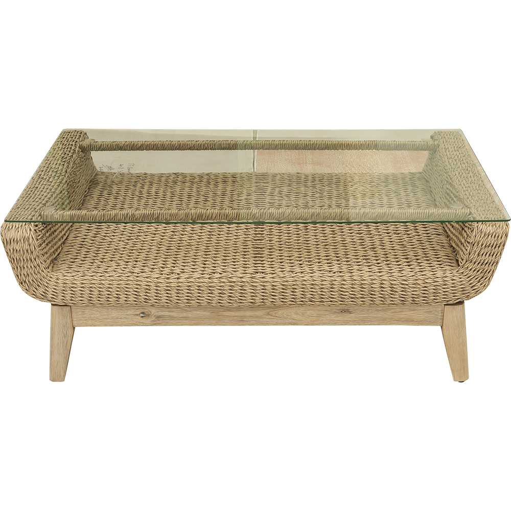 Set mobilier gradina GOODHOME Calora, 4 piese, crem