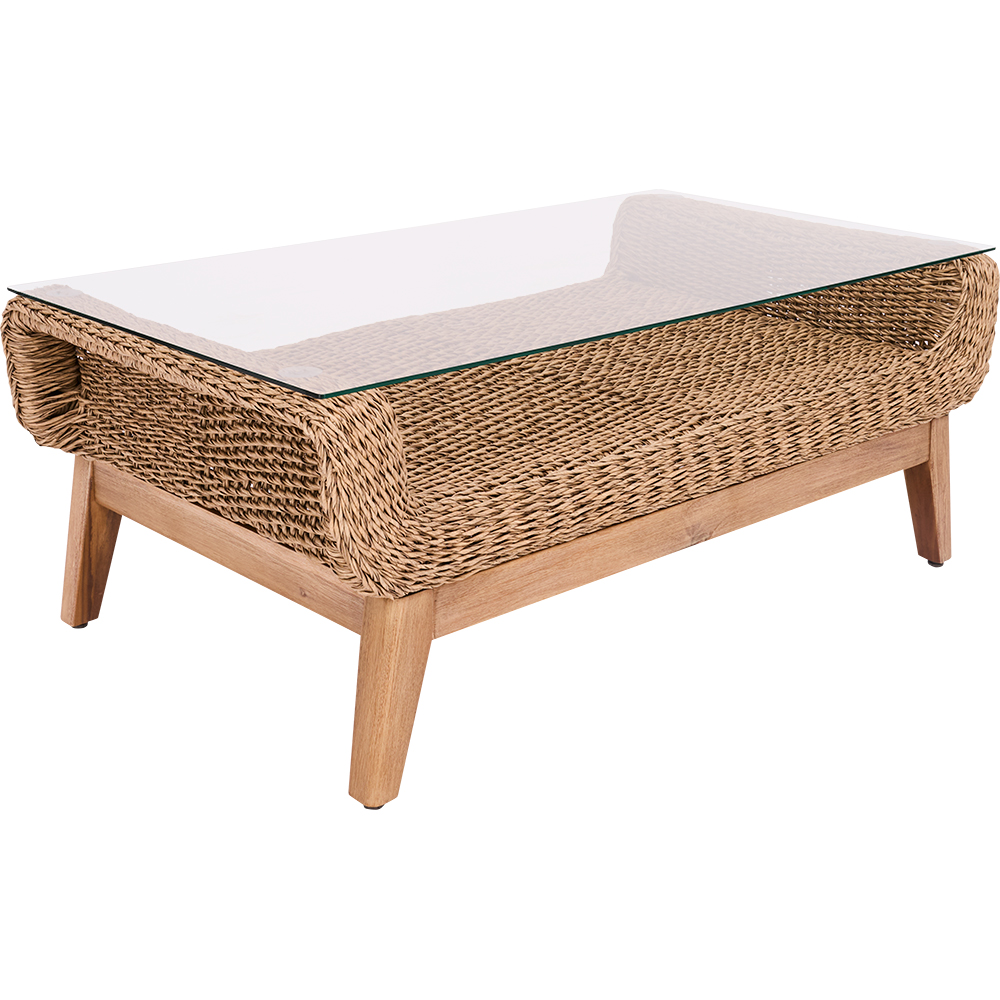 Set mobilier gradina GOODHOME Calora, 4 piese, crem