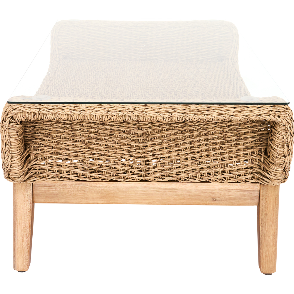 Set mobilier gradina GOODHOME Calora, 4 piese, crem