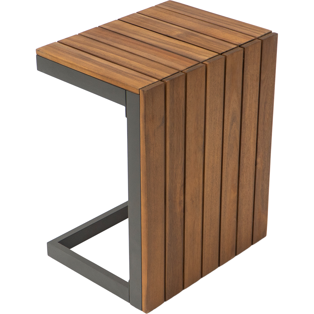 Set mobilier gradina GOODHOME Sumba, 3 piese, crem