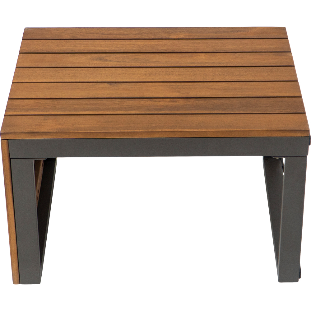 Set mobilier gradina GOODHOME Sumba, 3 piese, crem