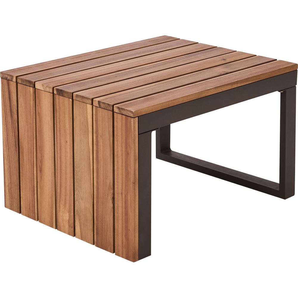 Set mobilier gradina GOODHOME Sumba, 3 piese, crem