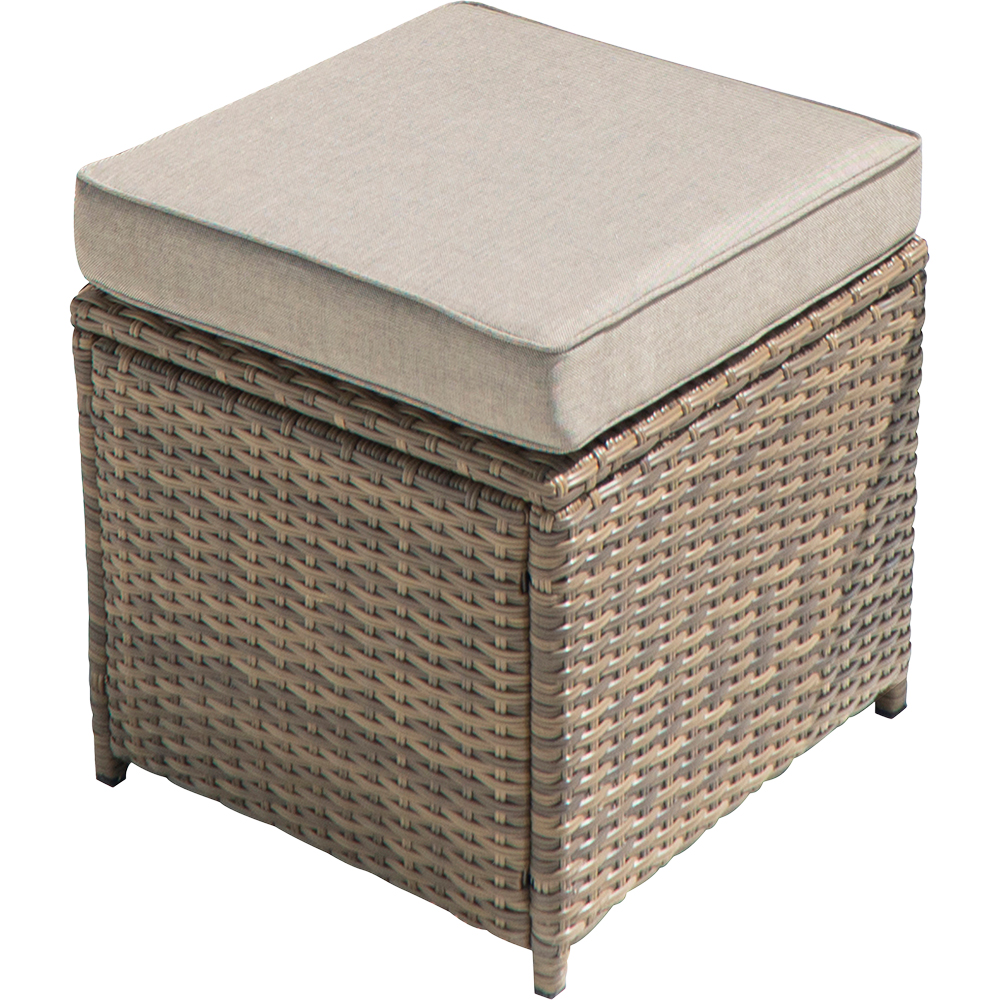 Set mobilier gradina GOODHOME Solari, 5 piese, crem
