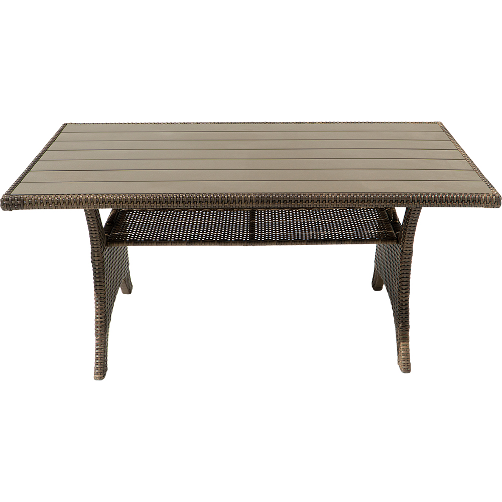 Set mobilier gradina GOODHOME Solari, 5 piese, crem