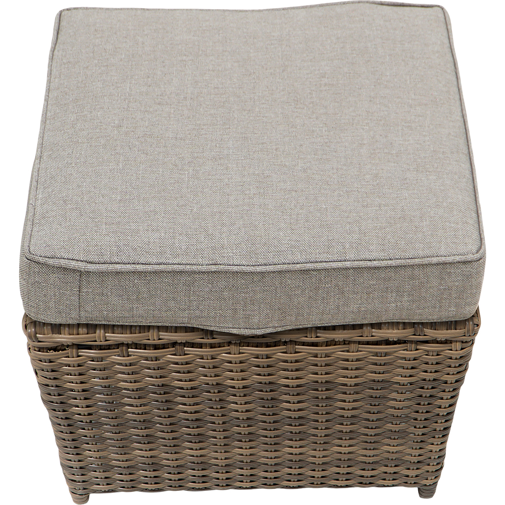 Set mobilier gradina GOODHOME Solari, 5 piese, crem