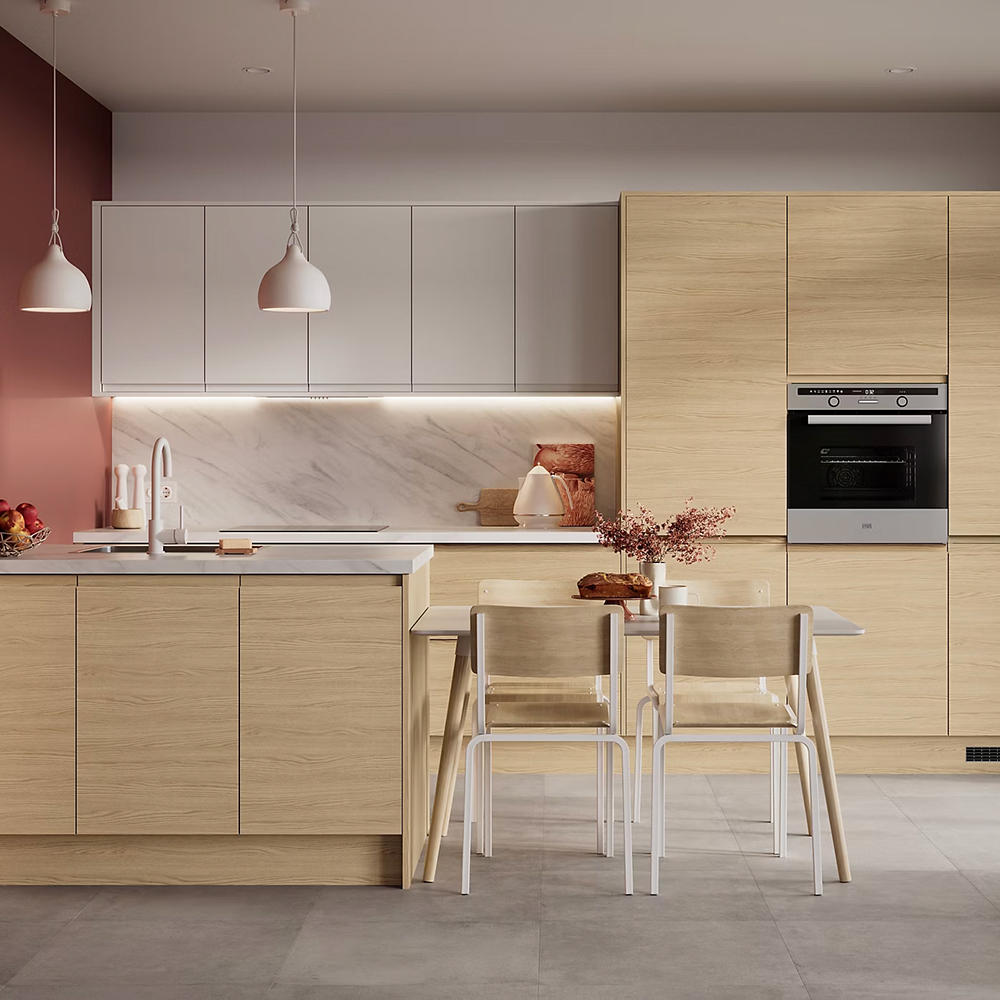 Front usa GOODHOME Garcinia, PAL, 60 x 54.3 cm, stejar