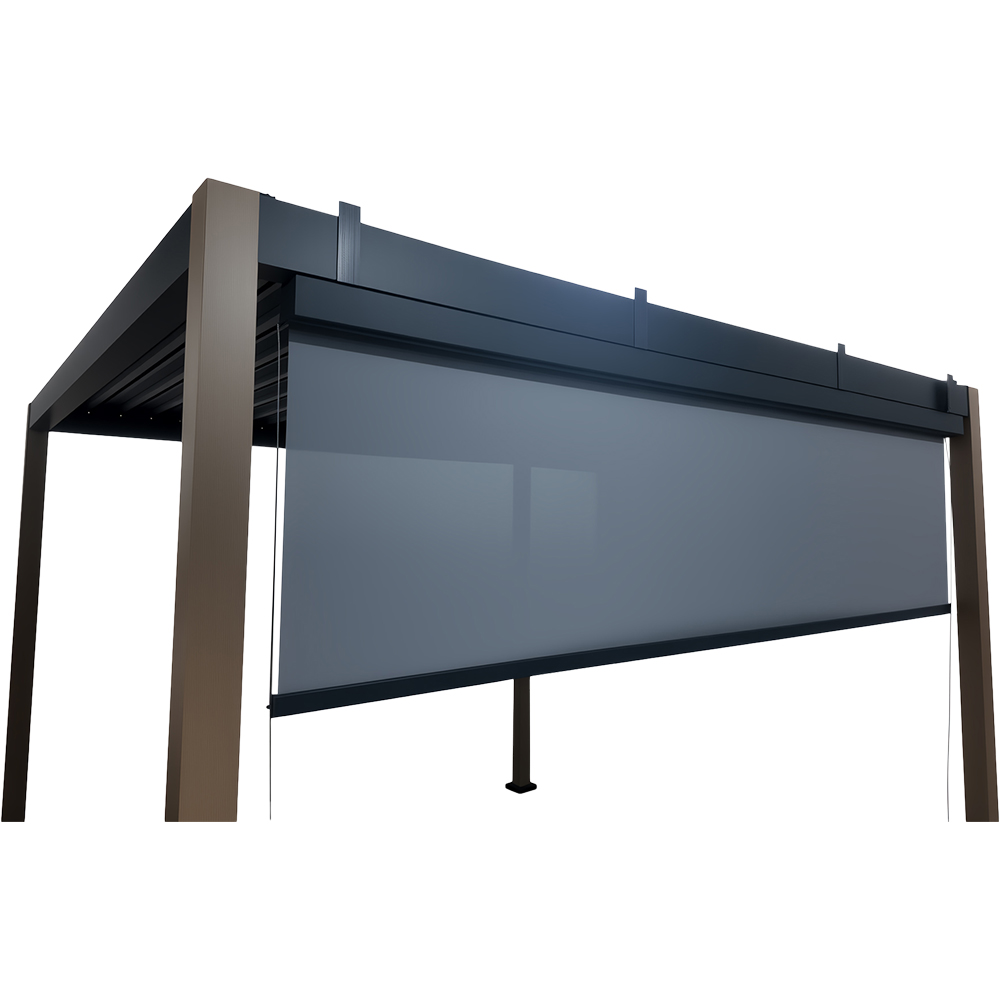 Jaluzea retractabila KLIKSTROM Cucino, pentru pergola Tehuano si Breva, 270 x 230 cm, gri