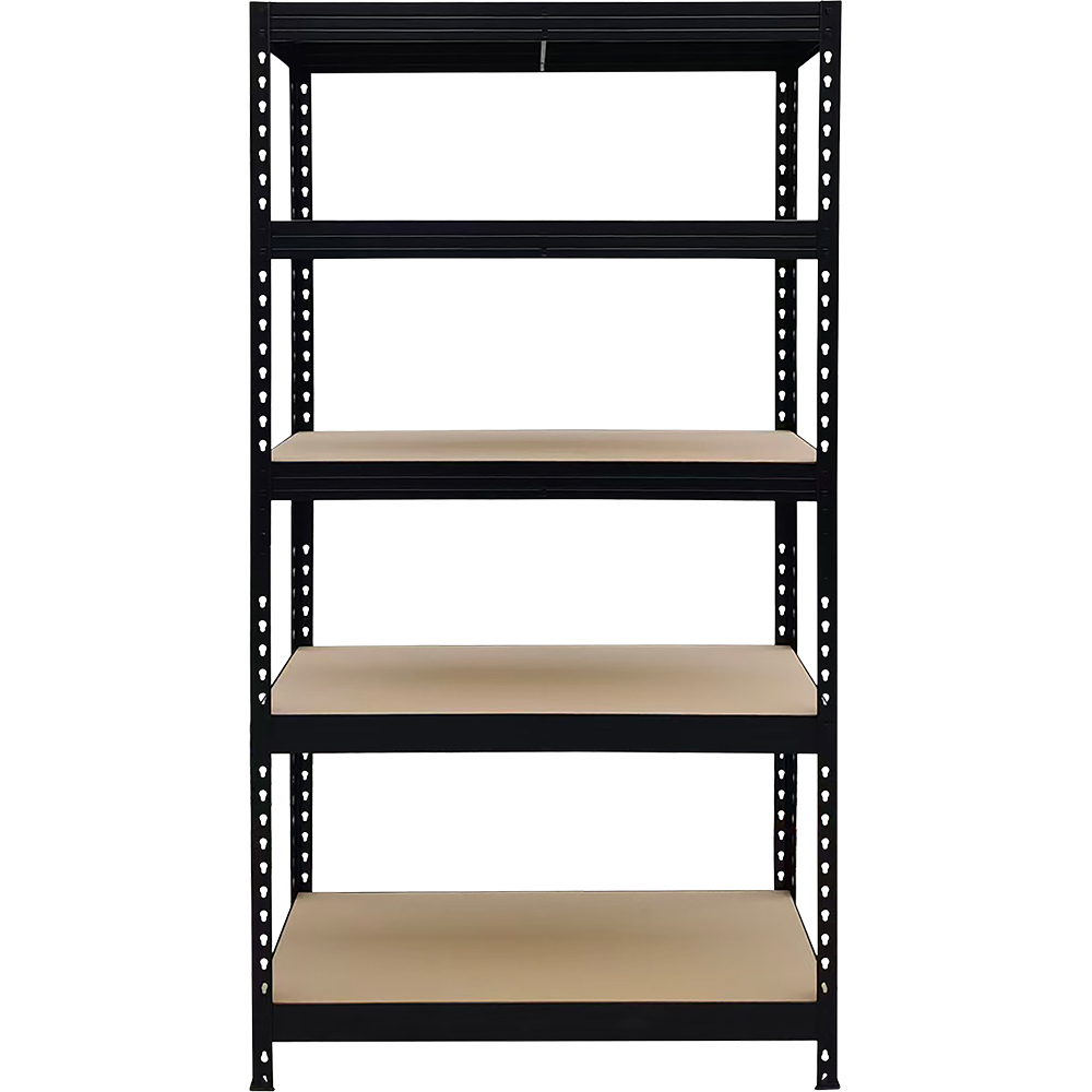 Raft atelier GOODHOME Rivet, metal, 97 x 60 x 180cm, negru