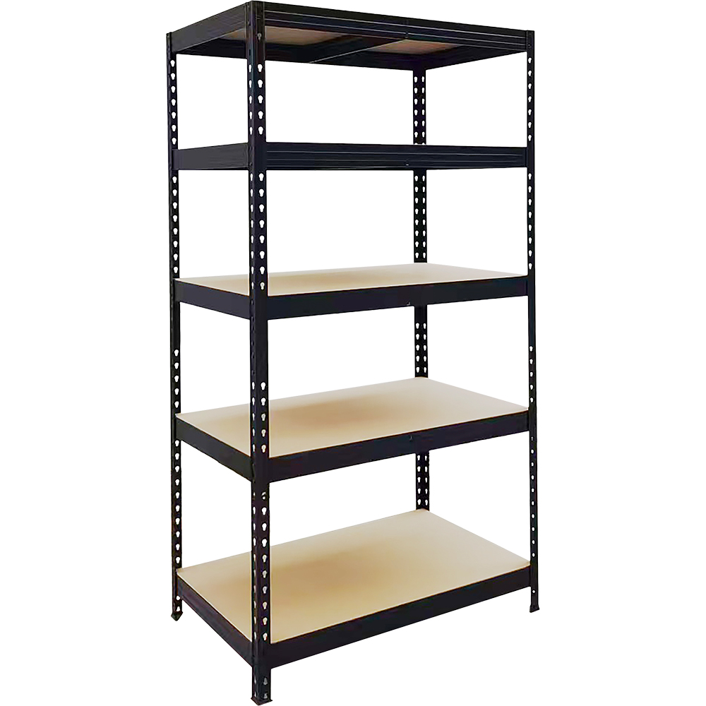Raft atelier GOODHOME Rivet, metal, 97 x 60 x 180cm, negru