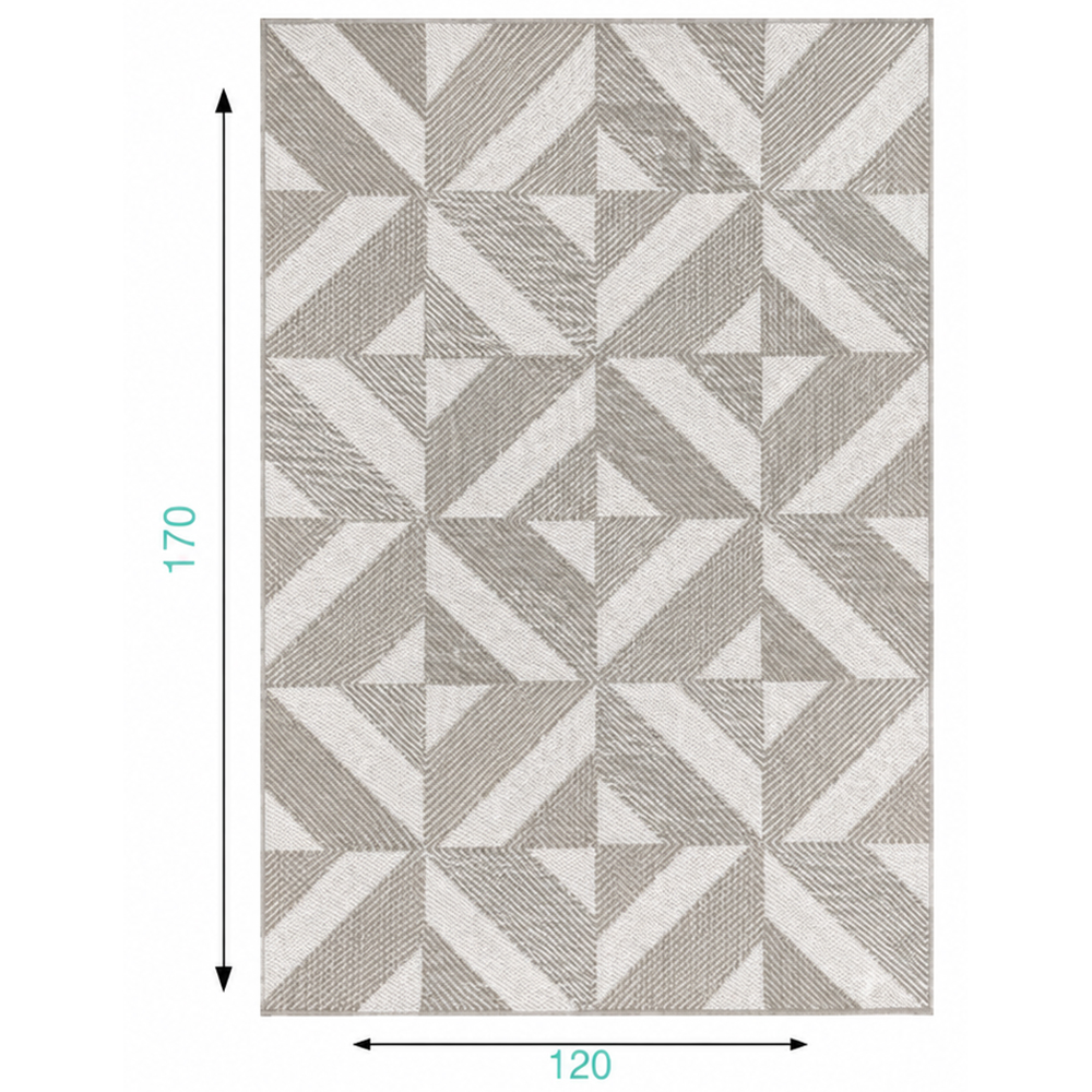 Covor exterior Hot Spring Diamond, 120x170 cm, polipropilena