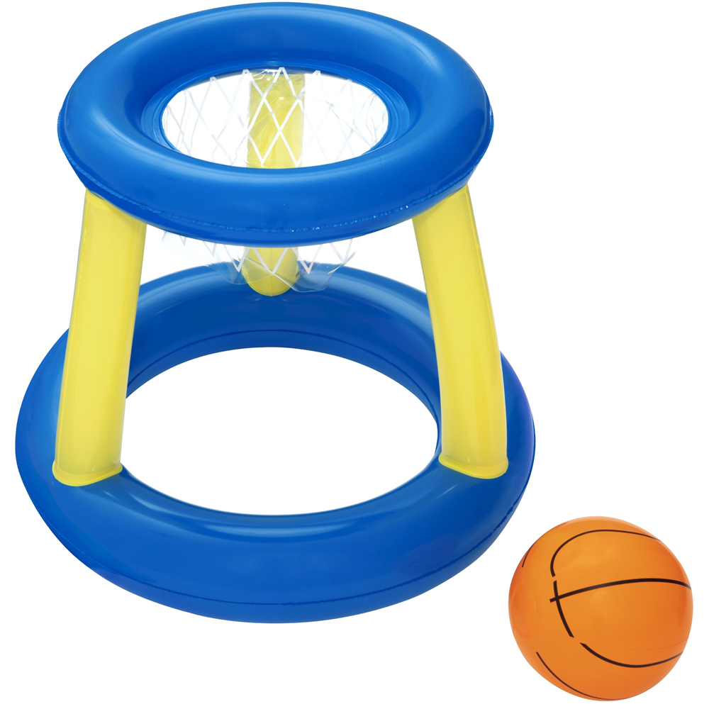 Cos de baschet gonflabil BESTWAY, 59 x 49 cm, 3 ani+, cu minge