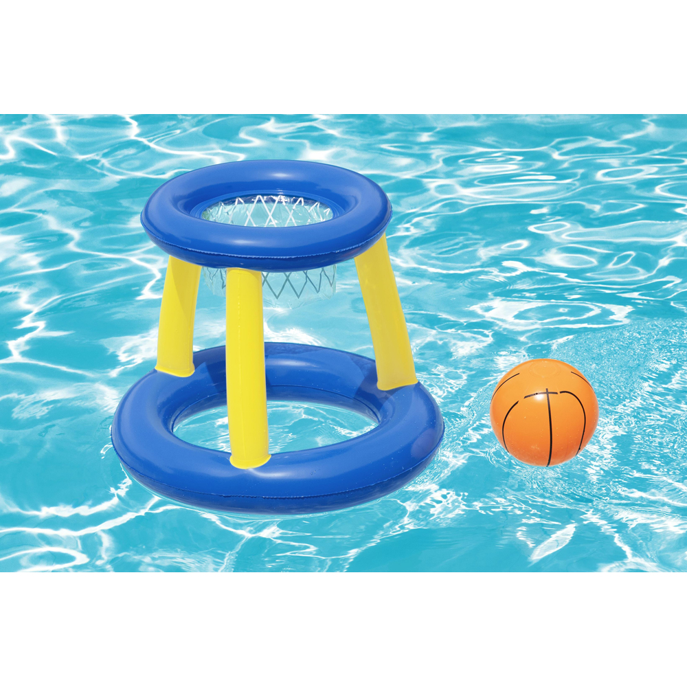 Cos de baschet gonflabil BESTWAY, 59 x 49 cm, 3 ani+, cu minge