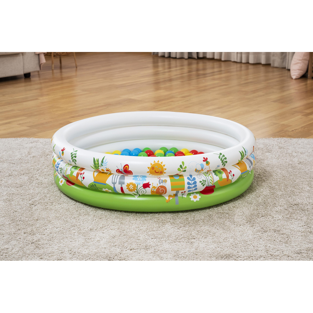 Piscina gonflabila cu bile pentru copii BESTWAY, 102 x 25 cm, 101L