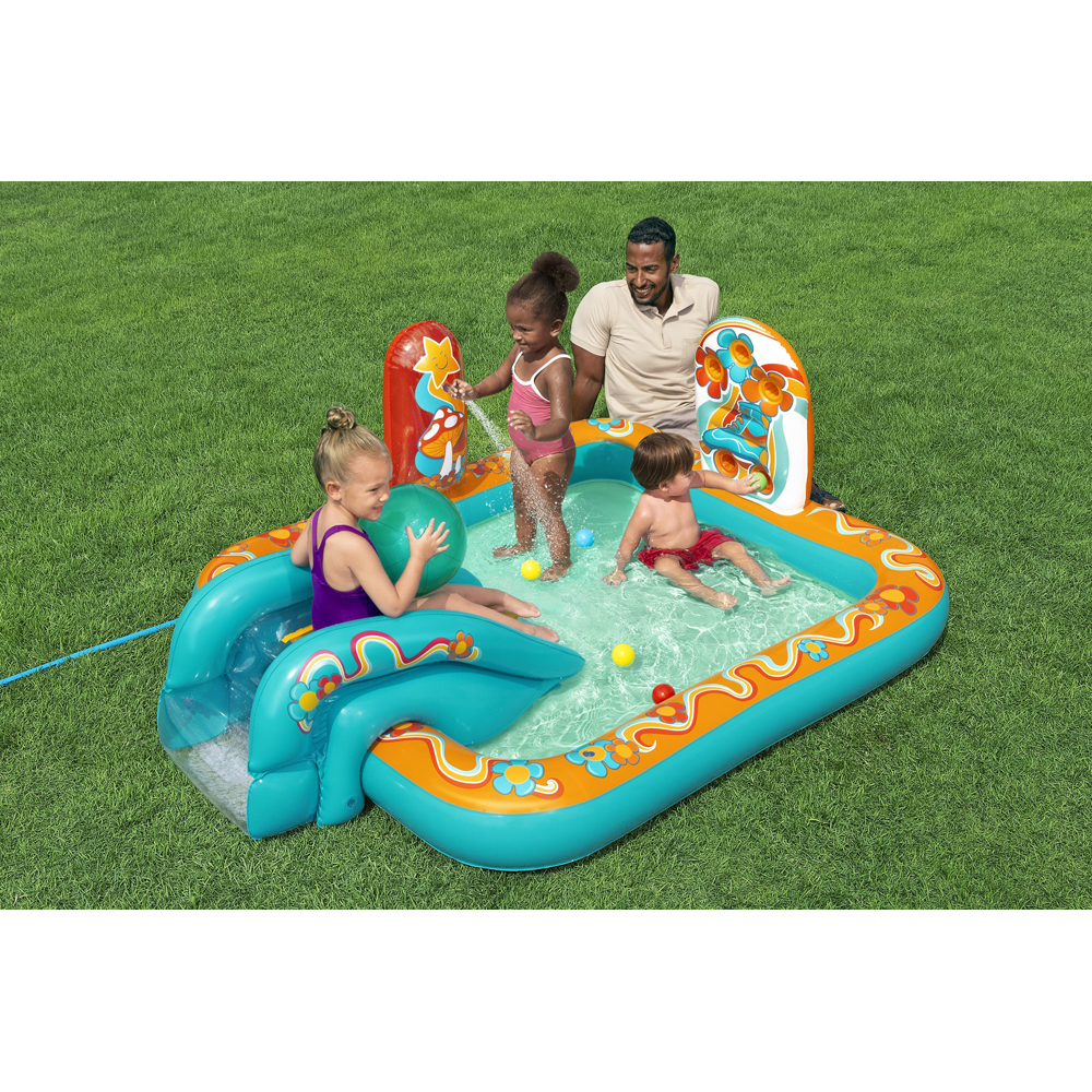 Centru de joaca gonflabil BESTWAY, 2 ani+, 193 x 152 x 74 cm, 189L