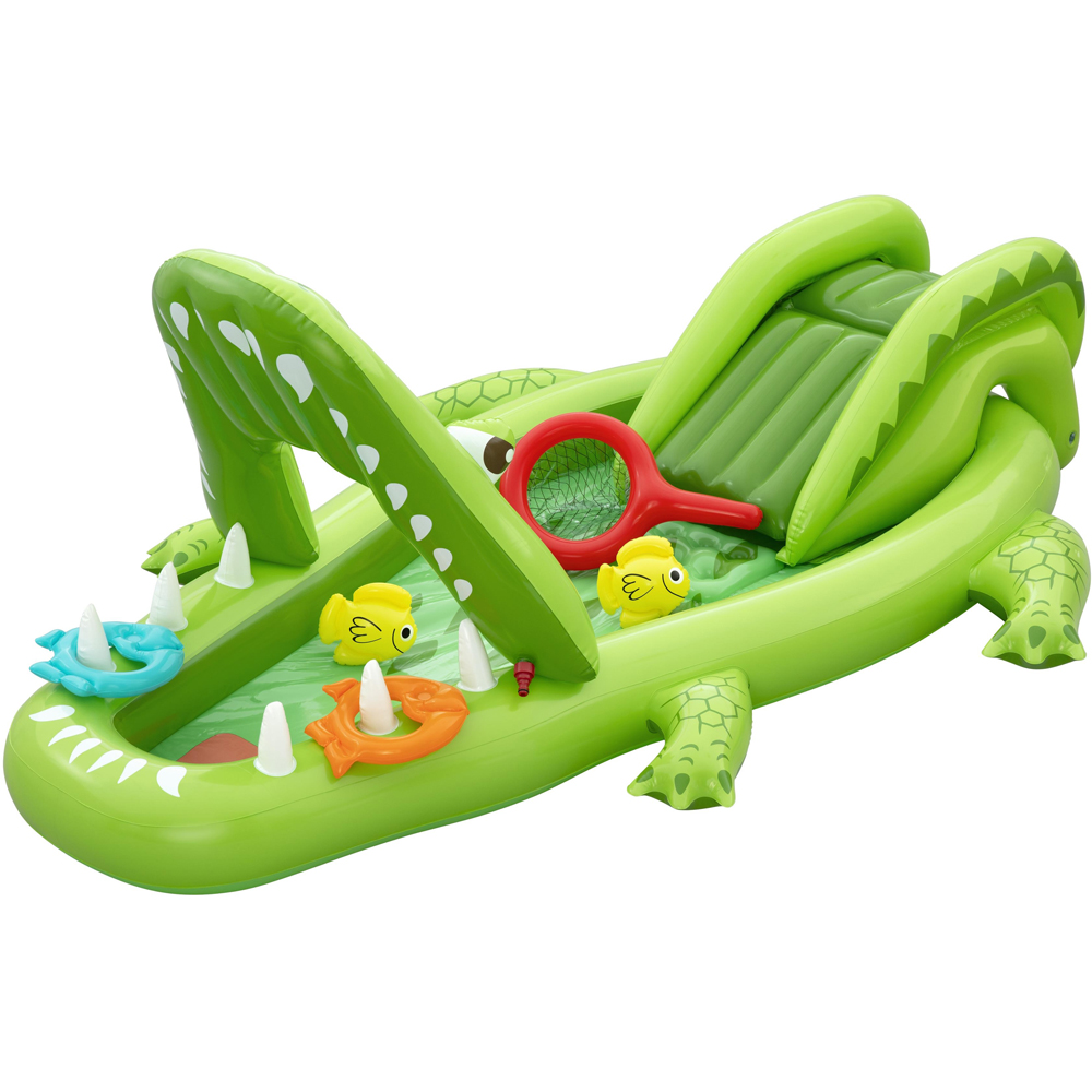 Centru de joaca gonflabil BESTWAY, 2 ani+, 234 x 163 x 87 cm, 152L, tematica aligator