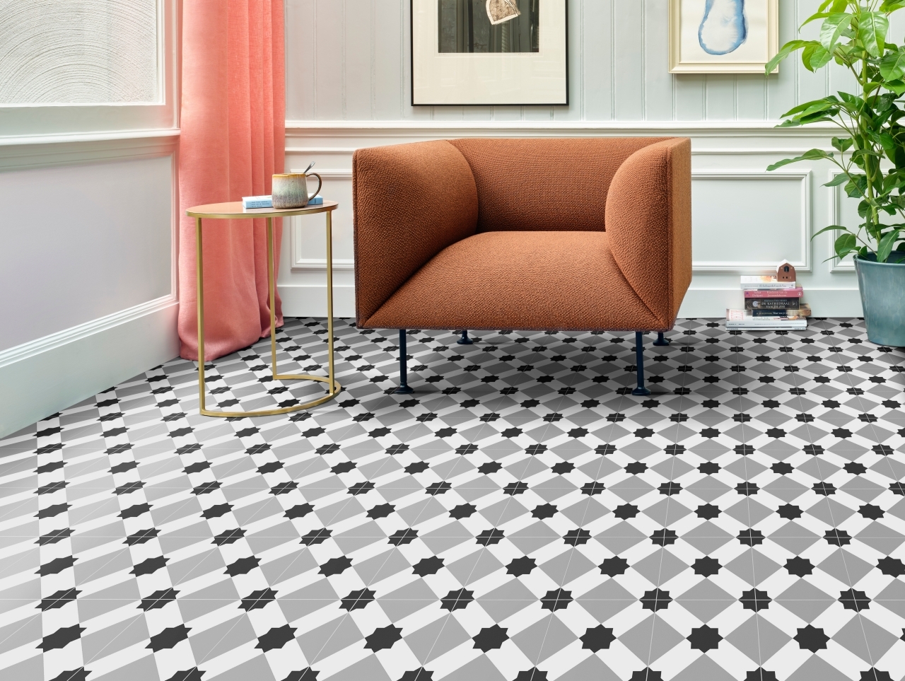 Linoleum Aspire Estrella T93, PVC, 2 m, multicolor