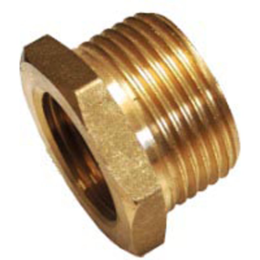 Reductie SONTEC, interior-exterior, 1"x1/2", alama, auriu