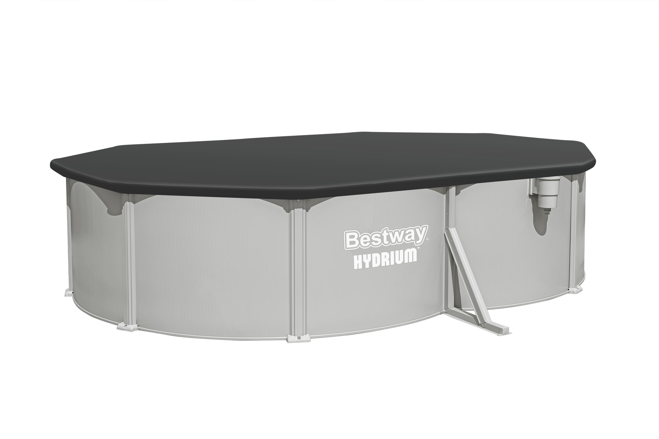 Piscina supraterana BESTWAY HYDRIUM, ovala, otel galvanizat, 500x366x122 cm, 16296L