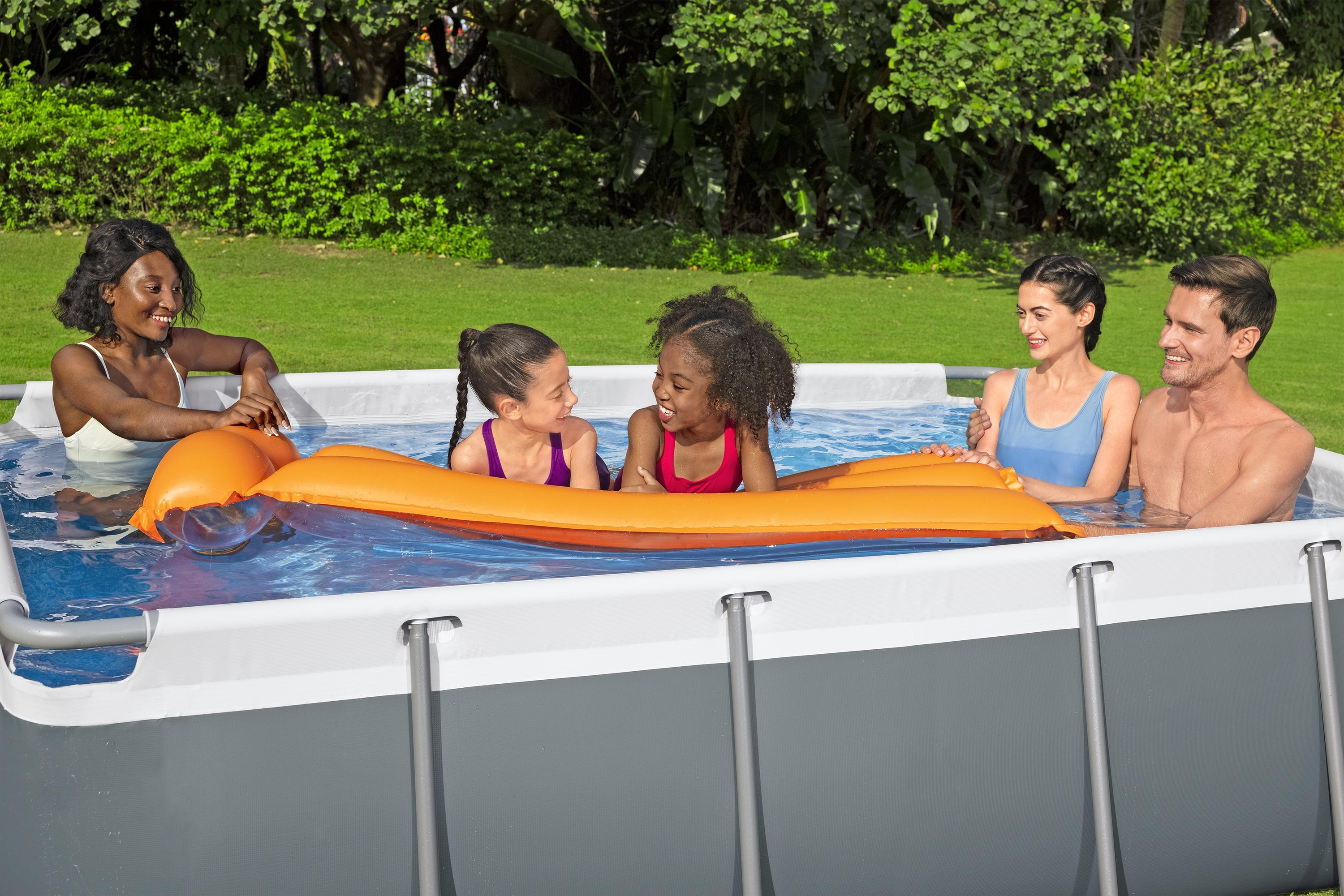 Piscina supraterana BESTWAY STEEL PRO MAX, dreptunghiulara, 282x196x84 cm, 3662L