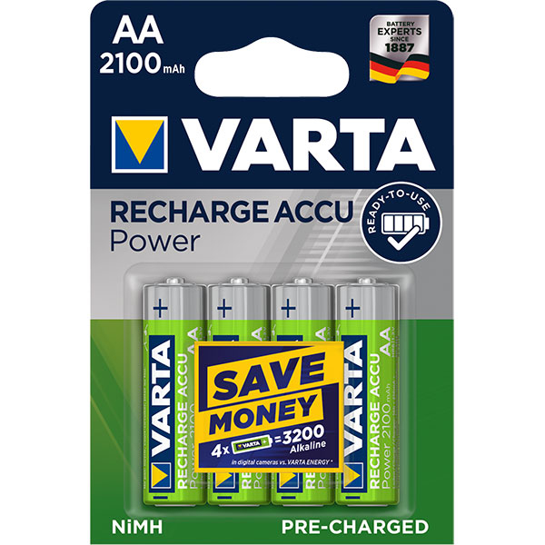 Acumulatori R6 VARTA 56706101404, 2100mAh, 4 bucati