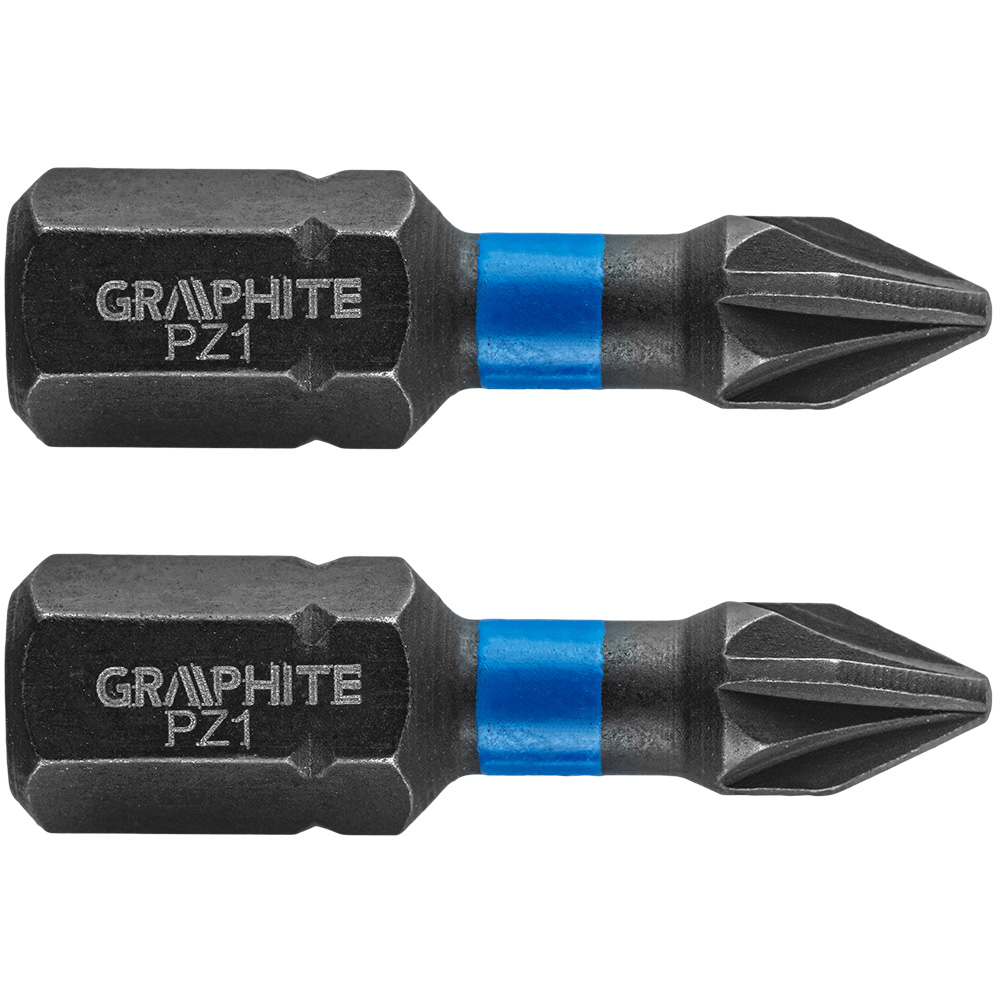 Bit impact GRAPHITE, 25mm, PZ1, 2buc