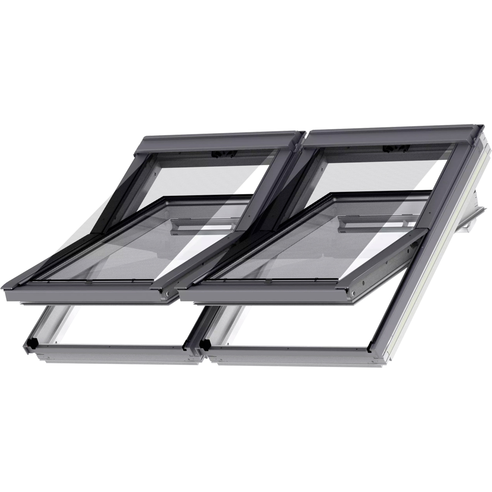 Rulou exterior parasolar VELUX MHL CK00, poliester, 55 x 160 cm, negru