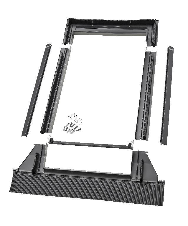 Rama etans, fereastra mansarda, gri, 78 x 118 cm  Velux EDW
